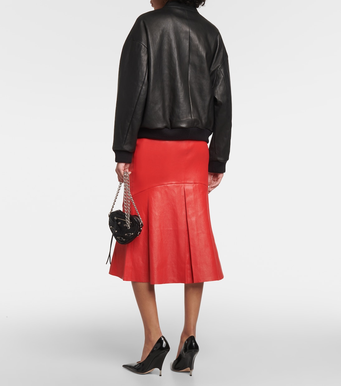 Pharrell leather bomber jacket | Stouls