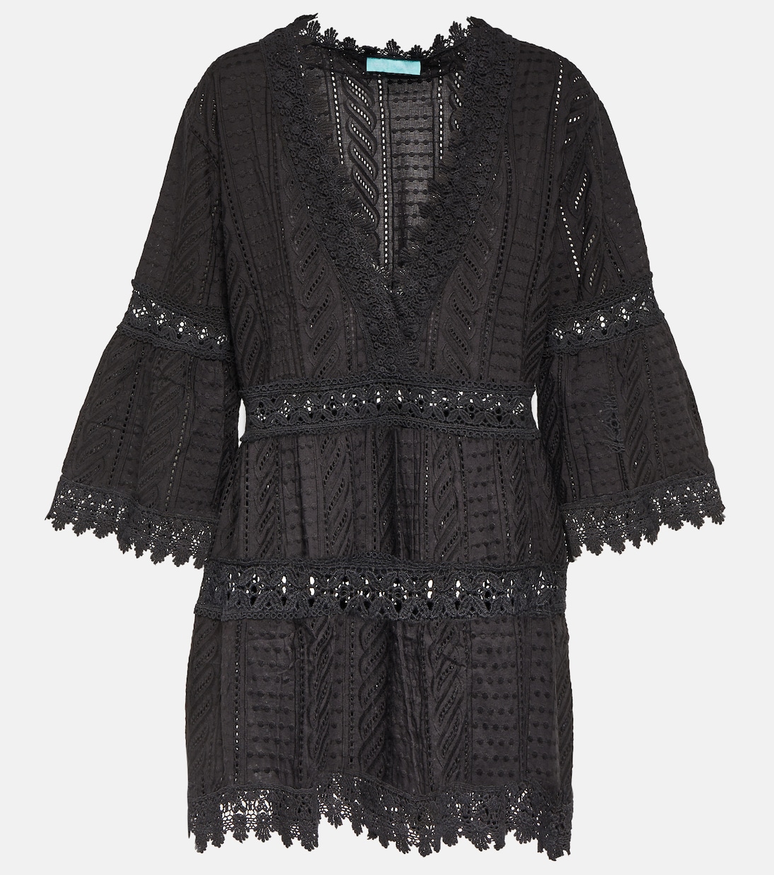 Victoria embroidered cotton minidress | Melissa Odabash