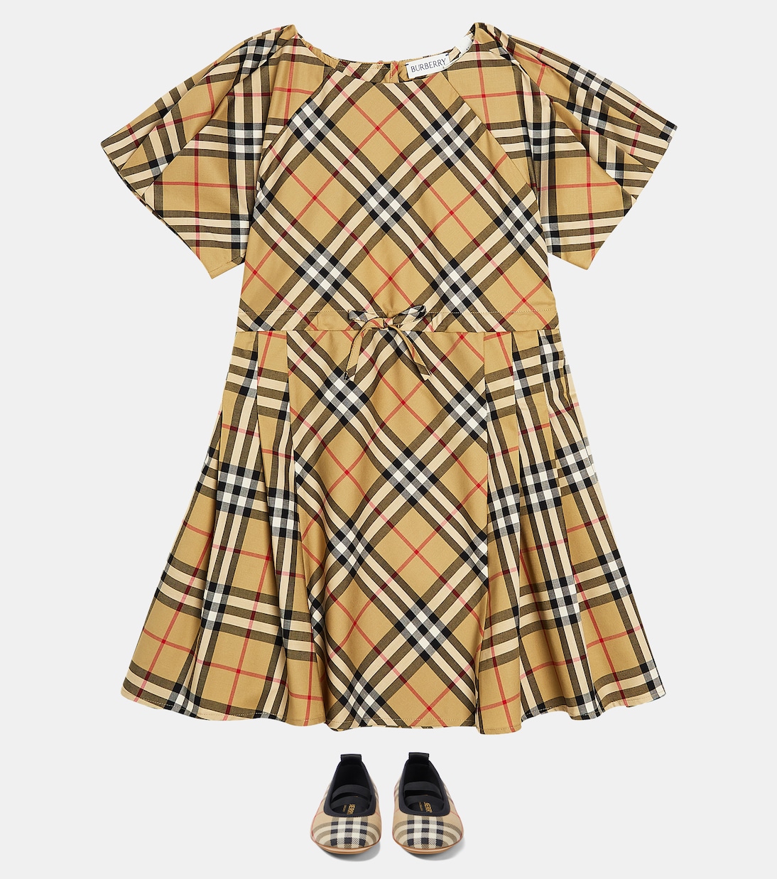 Kleid Burberry Check aus Twill | Burberry Kids