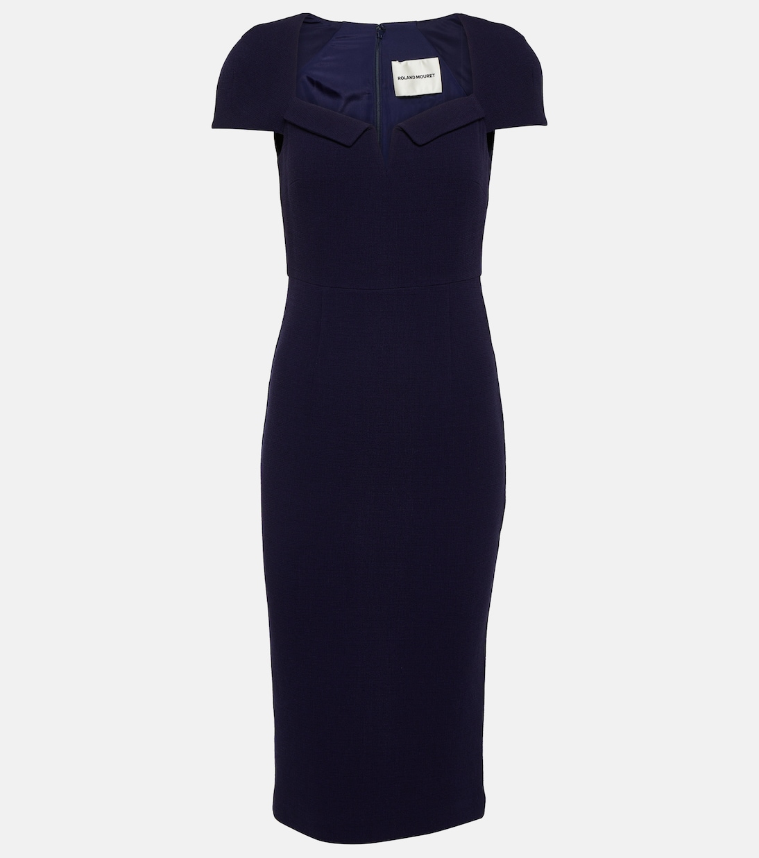 Wool crêpe midi dress | Roland Mouret