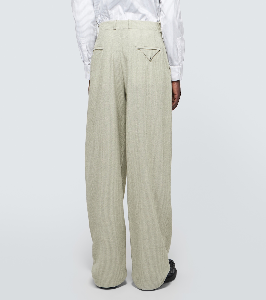 Weite Hose aus einem Wollgemisch | Bottega Veneta