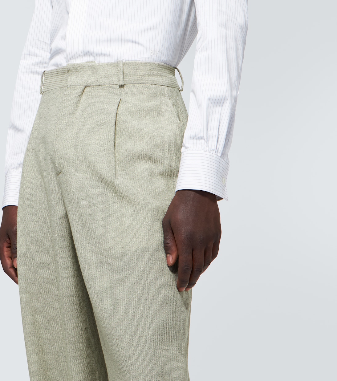Weite Hose aus einem Wollgemisch | Bottega Veneta