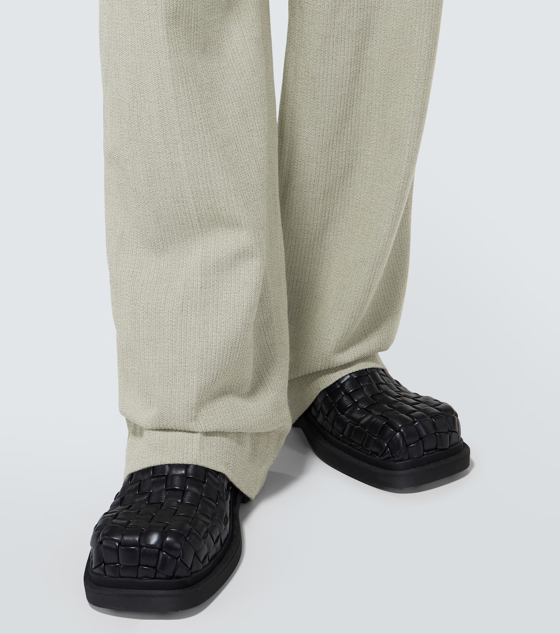 Weite Hose aus einem Wollgemisch | Bottega Veneta