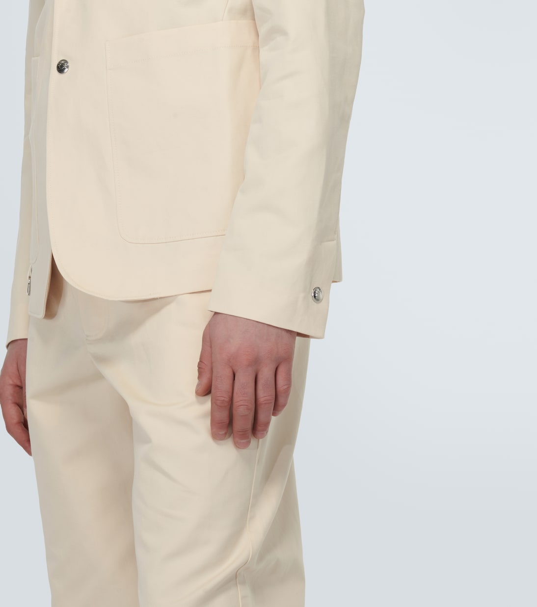 Blazer La Veste Jean aus Baumwolle und Leinen | Jacquemus