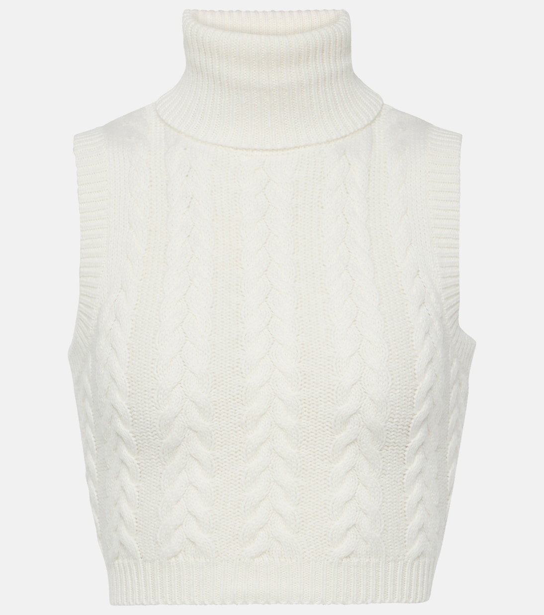 Top Oscuro de lana y cachemir | Max Mara