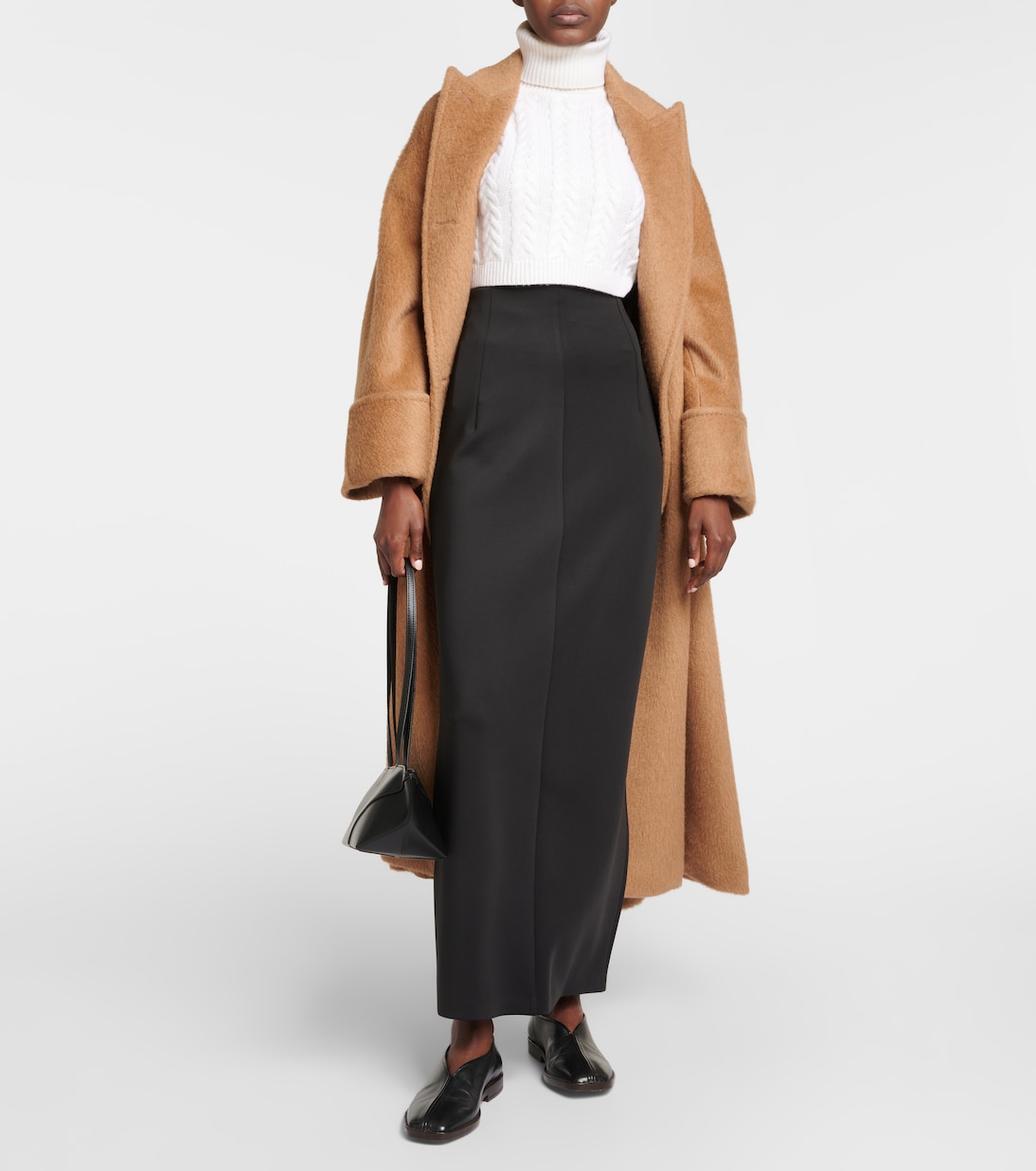 Top Oscuro de lana y cachemir | Max Mara