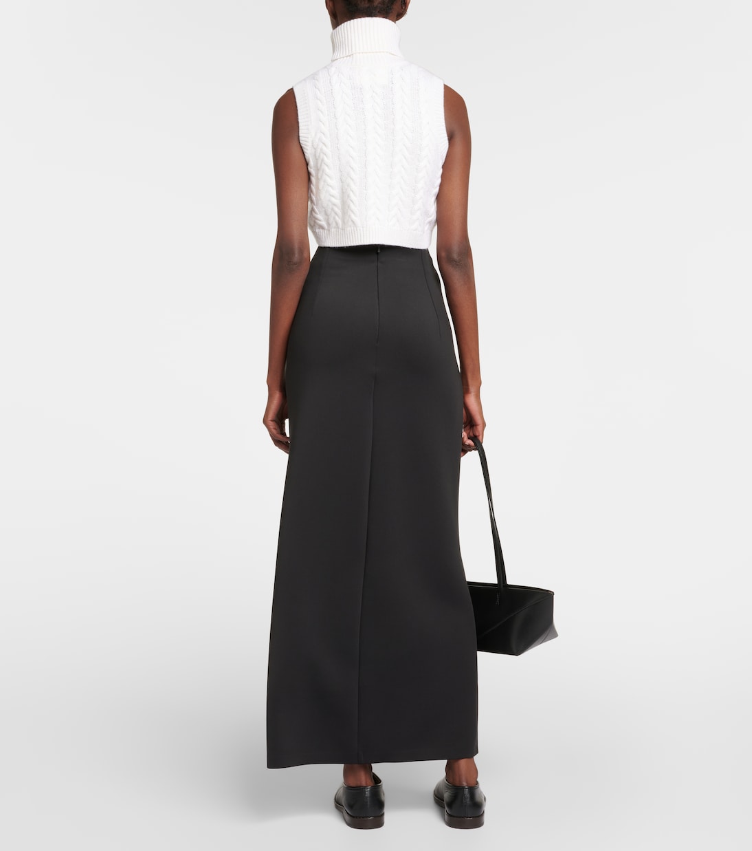 Top Oscuro de lana y cachemir | Max Mara