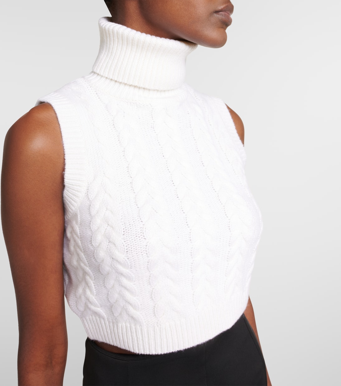 Top Oscuro de lana y cachemir | Max Mara