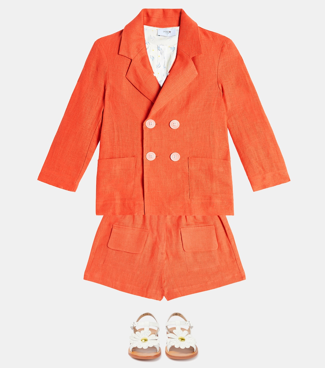 Blazer cruzado de lino | Paade Mode