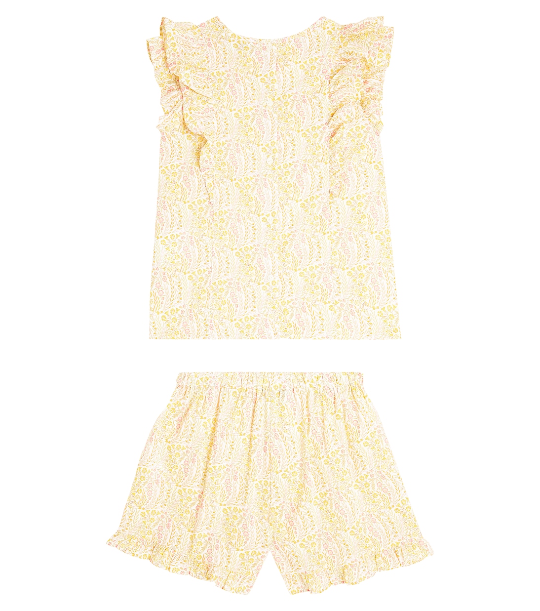 Floral cotton top and shorts set | Tartine et Chocolat