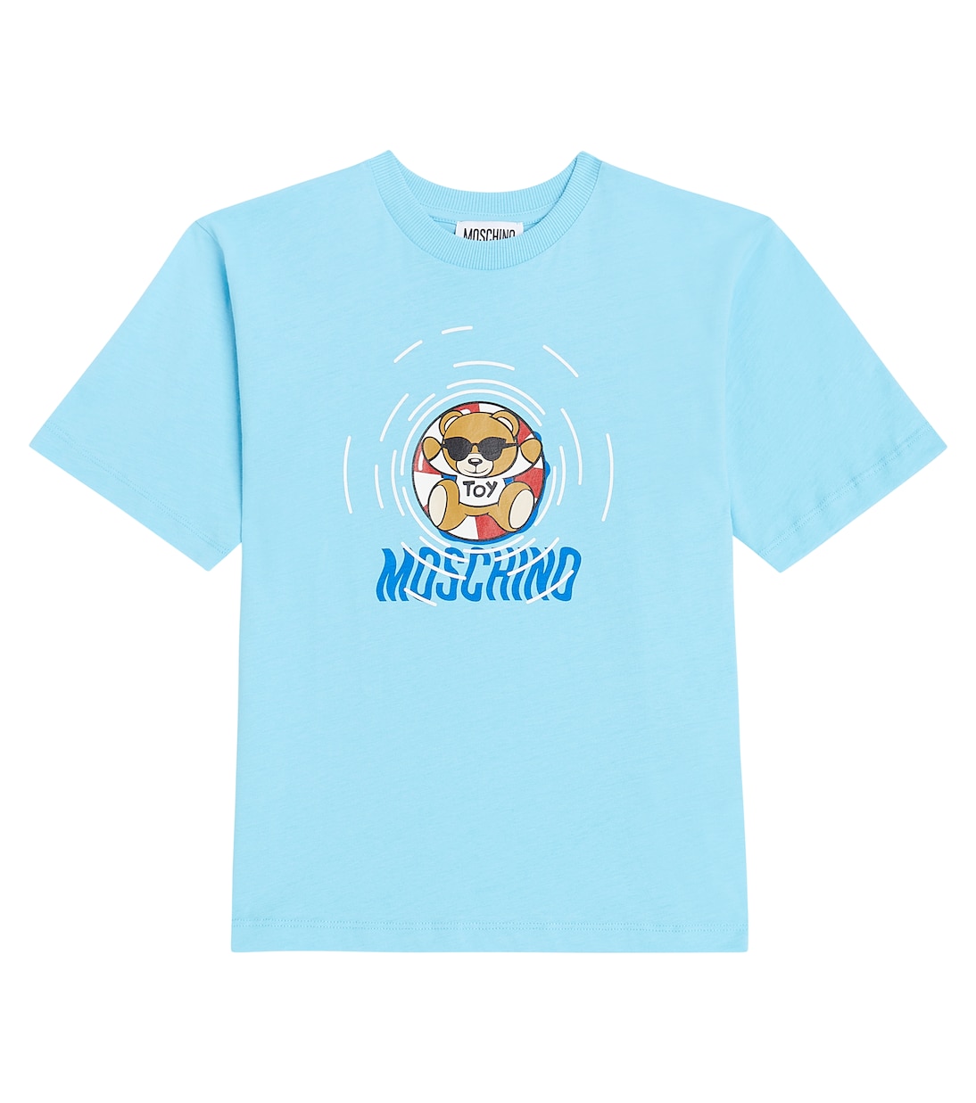 T-shirt Teddy Bear in jersey di cotone | Moschino Kids