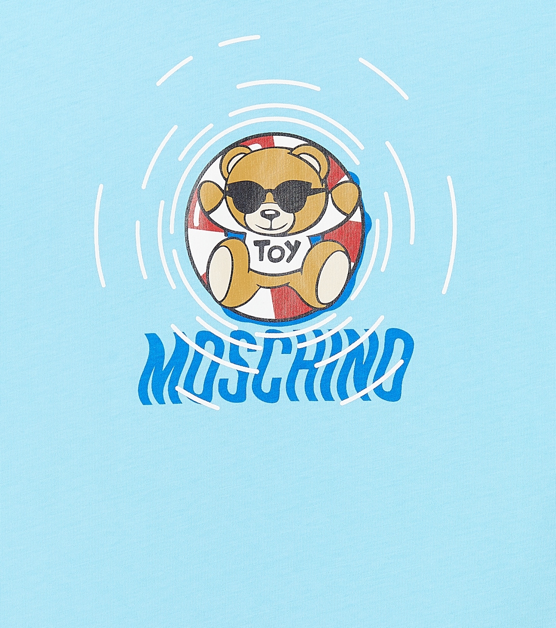 T-shirt Teddy Bear in jersey di cotone | Moschino Kids