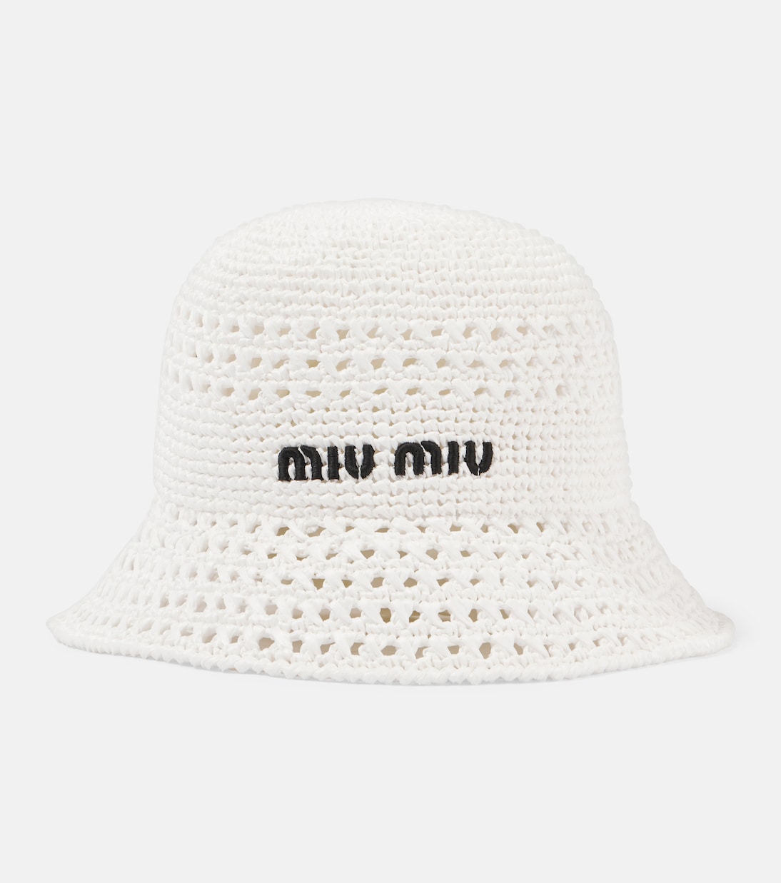 Cappello da pescatore in crochet | Miu Miu
