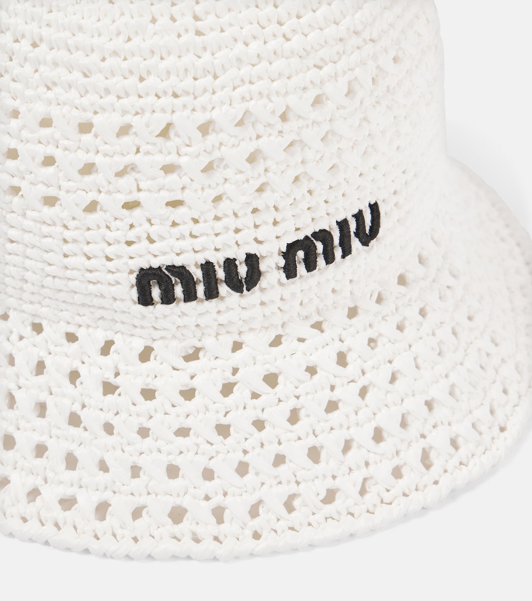 Cappello da pescatore in crochet | Miu Miu