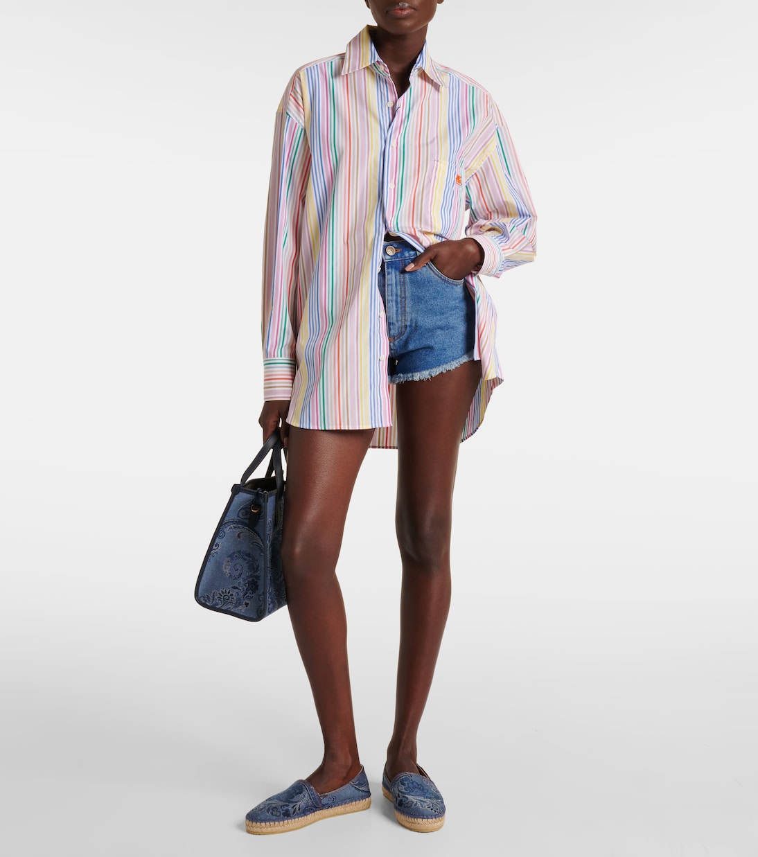 Espadrilles en jacquard de jean | Etro