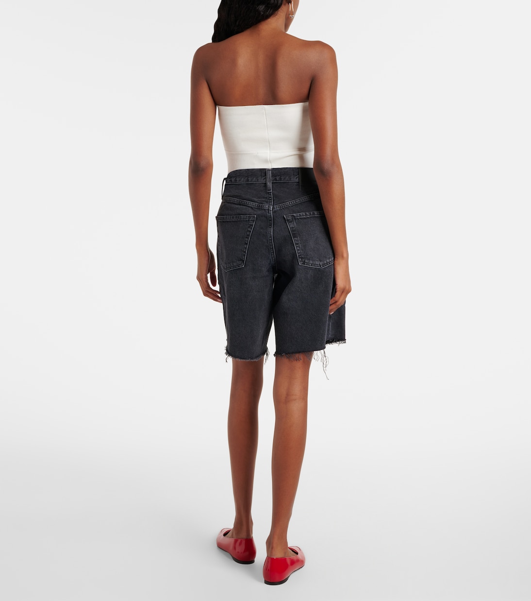 Shorts Denim de Tiro Alto Ayla - Estilo Joven y Moderno