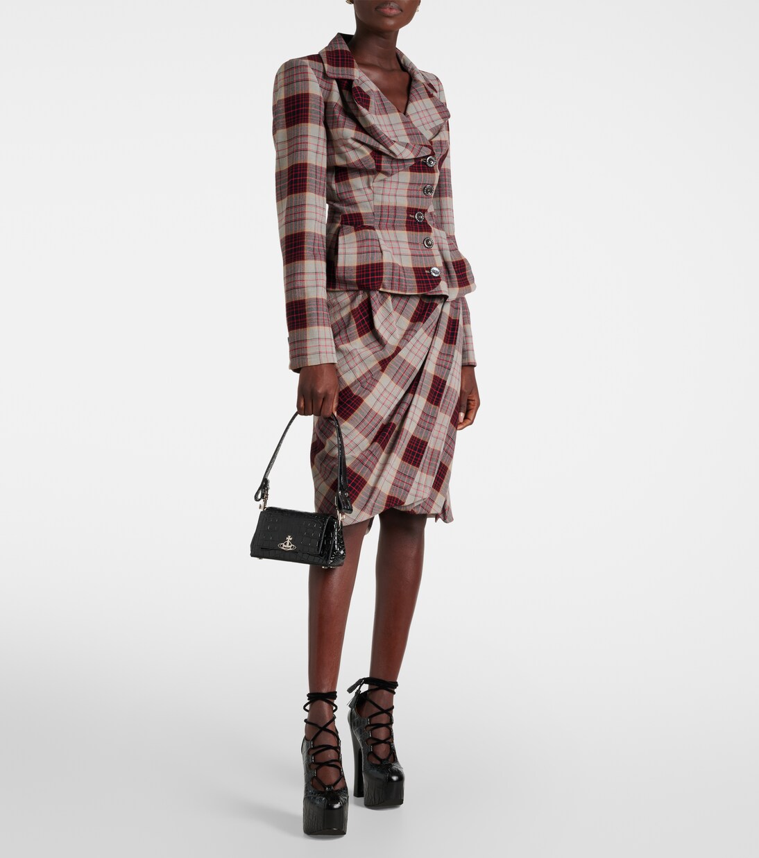 Borsa Hazel Small in pelle stampata | Vivienne Westwood