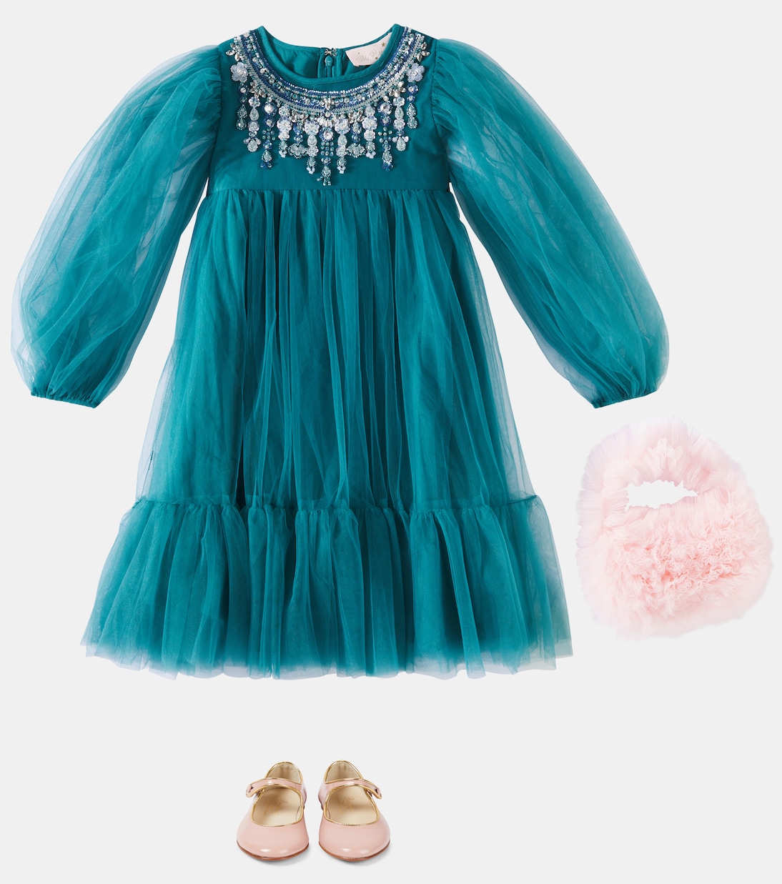 Abito First Frost in cotone e tulle | Tutu Du Monde