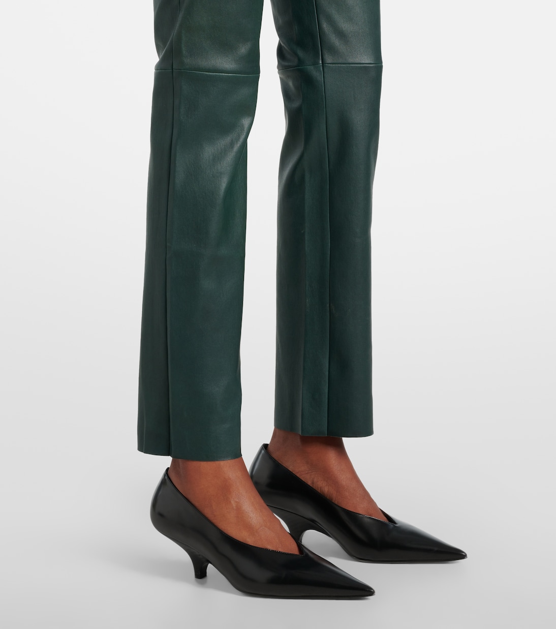 Pantalon slim Jacky en cuir | Stouls