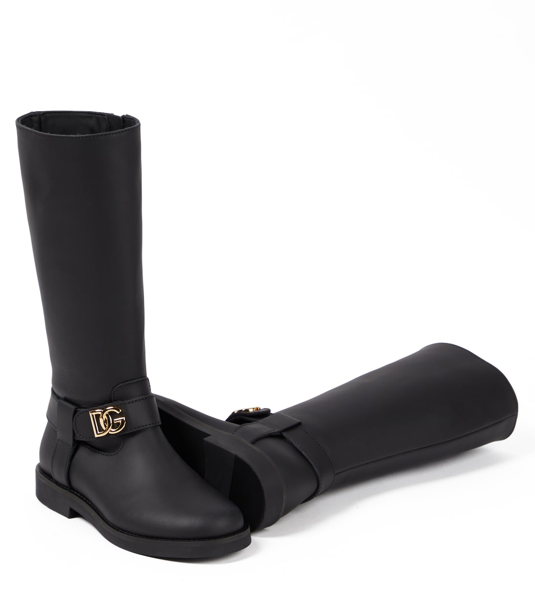 Stivali DG in pelle | Dolce&Gabbana Kids