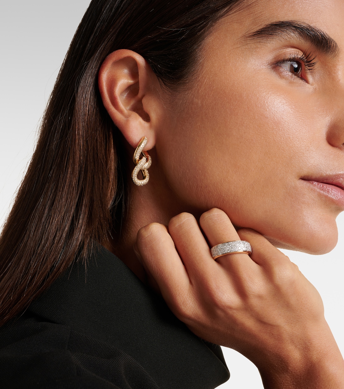 Orecchini in oro 18kt con diamanti - Gioielli eleganti per giovani