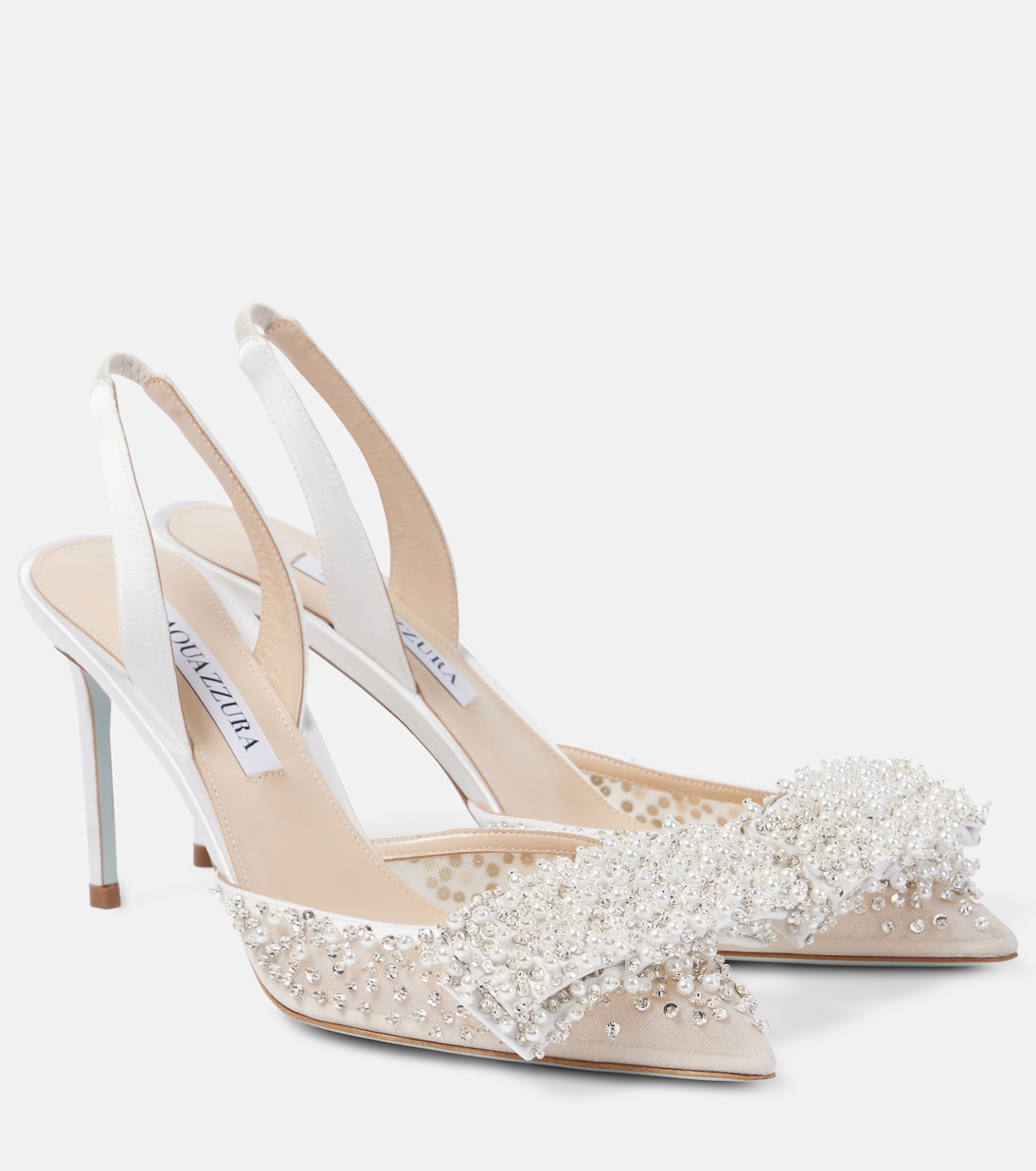 AQUAZZURA Stiletto Melodie 85 con dettagli eleganti e tacco alto