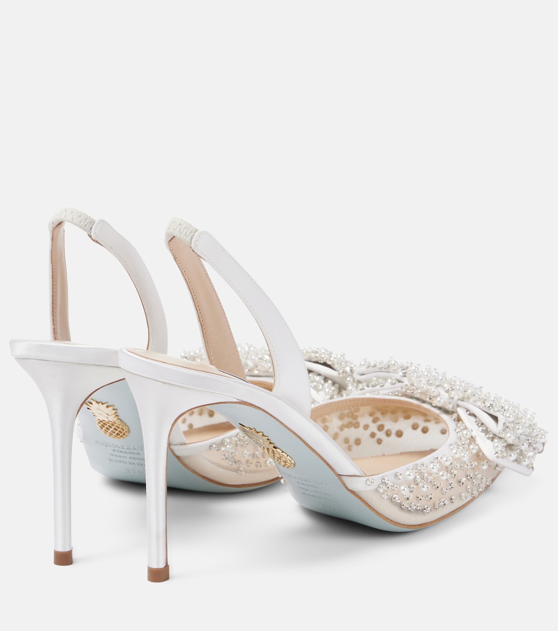 AQUAZZURA Stiletto Melodie 85 con dettagli eleganti e tacco alto