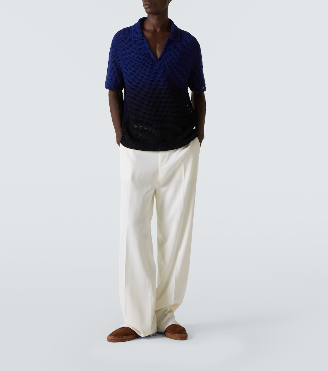 Polo en crochet de coton | Orlebar Brown
