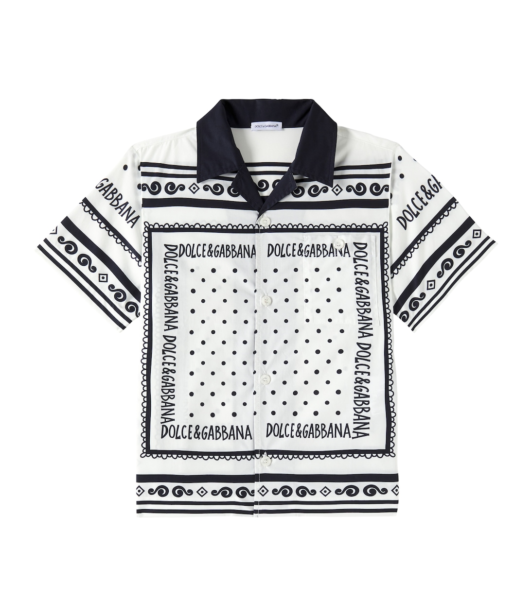 Hemd aus Baumwollpopeline | Dolce&Gabbana Kids