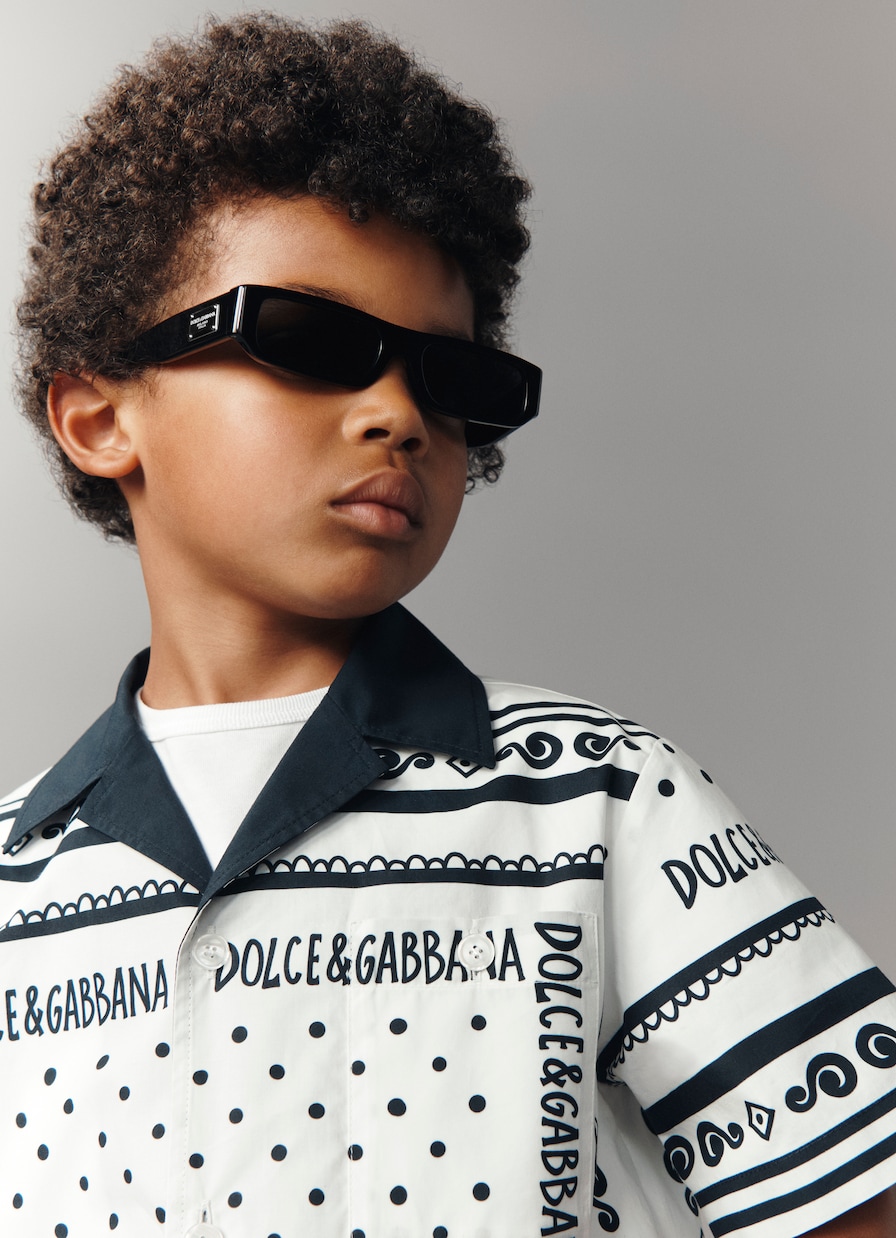 Hemd aus Baumwollpopeline | Dolce&Gabbana Kids