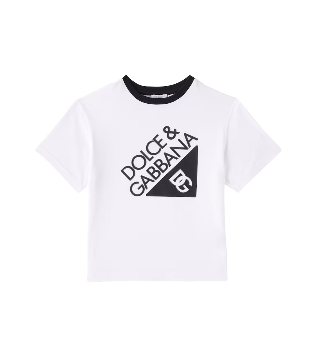 T-shirt imprimé en coton à logo | Dolce&Gabbana Kids