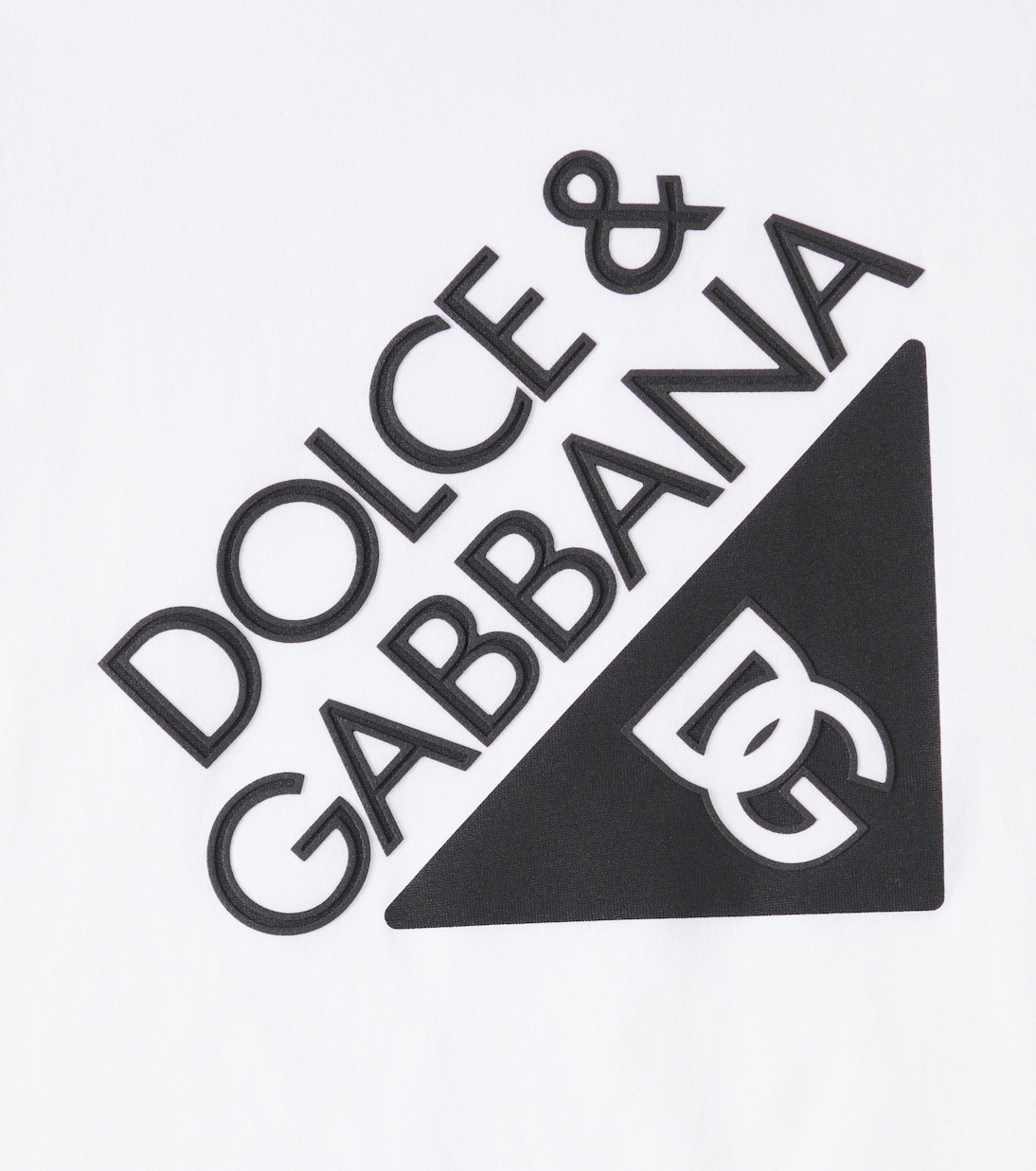 T-shirt imprimé en coton à logo | Dolce&Gabbana Kids