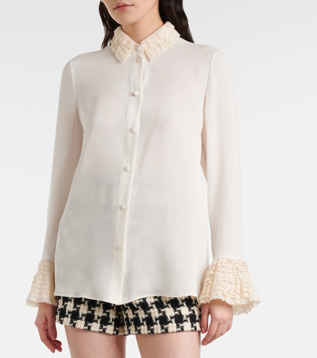 Blusa in georgette di seta | Valentino