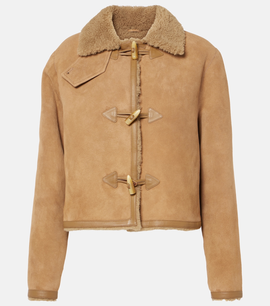 Jacke Benoite aus Veloursleder mit Shearling | Nili Lotan