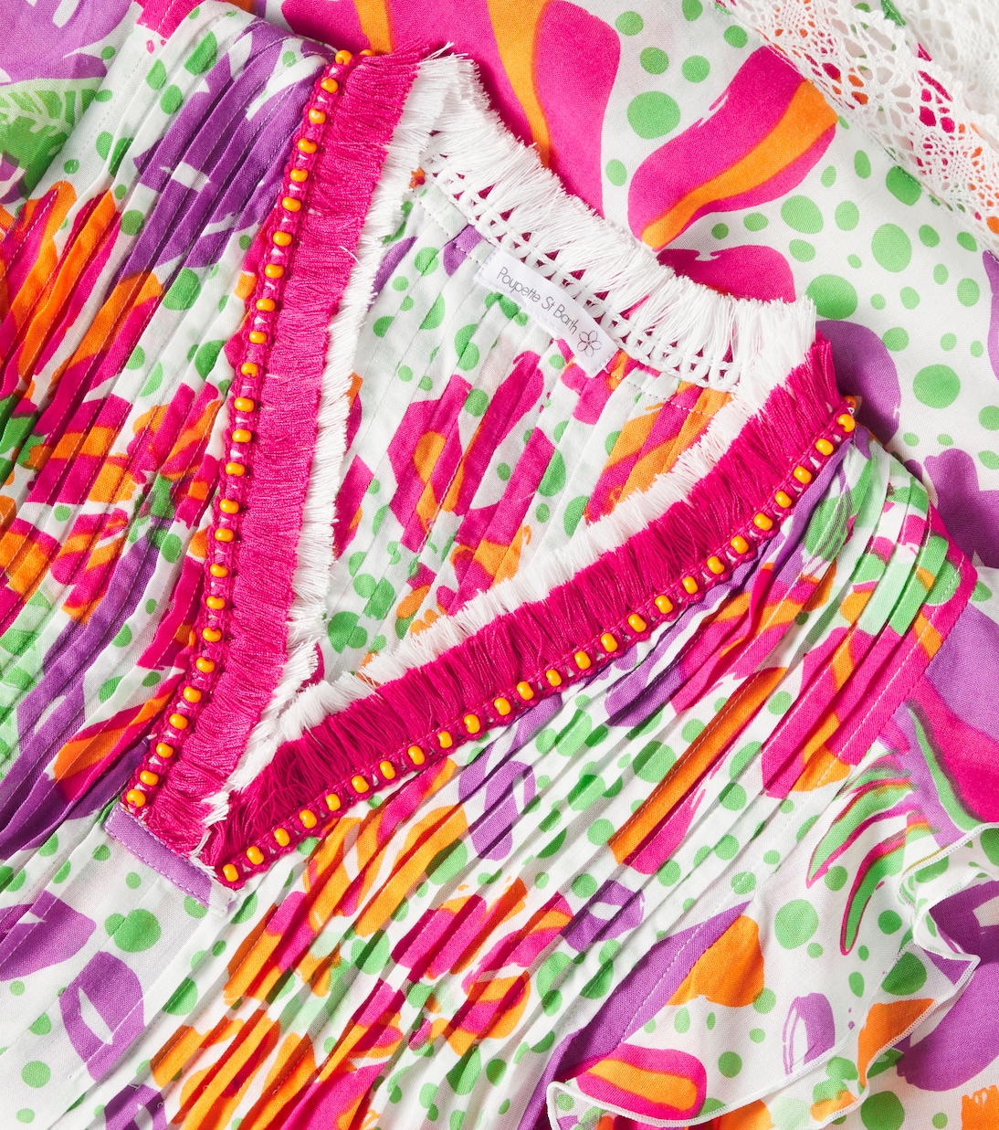 Abito Sasha con stampa floreale | Poupette St Barth Kids