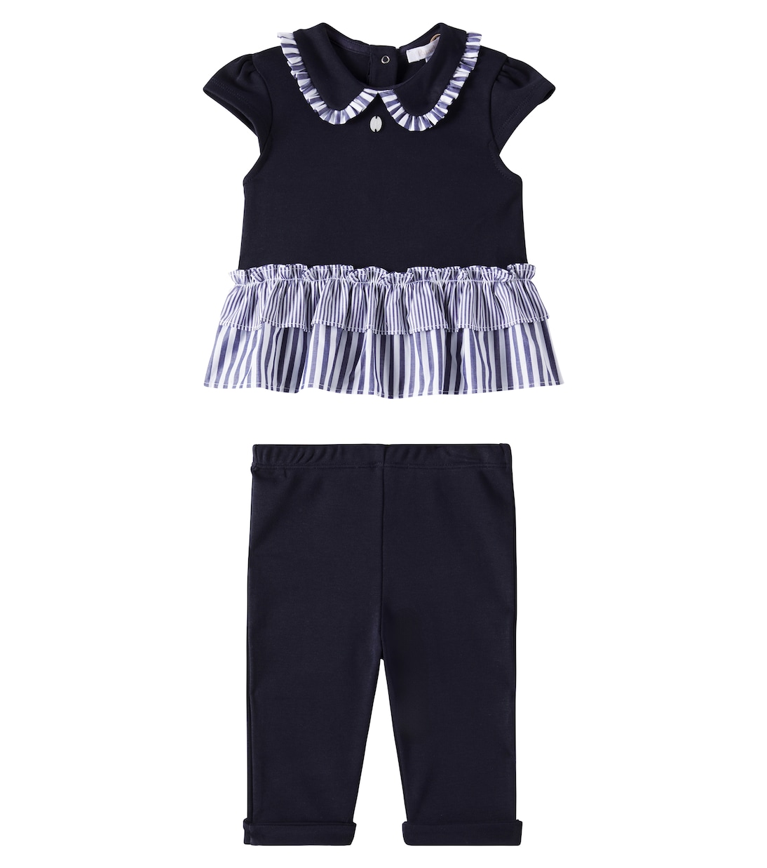 Bébé – Ensemble robe et legging en coton | Patachou