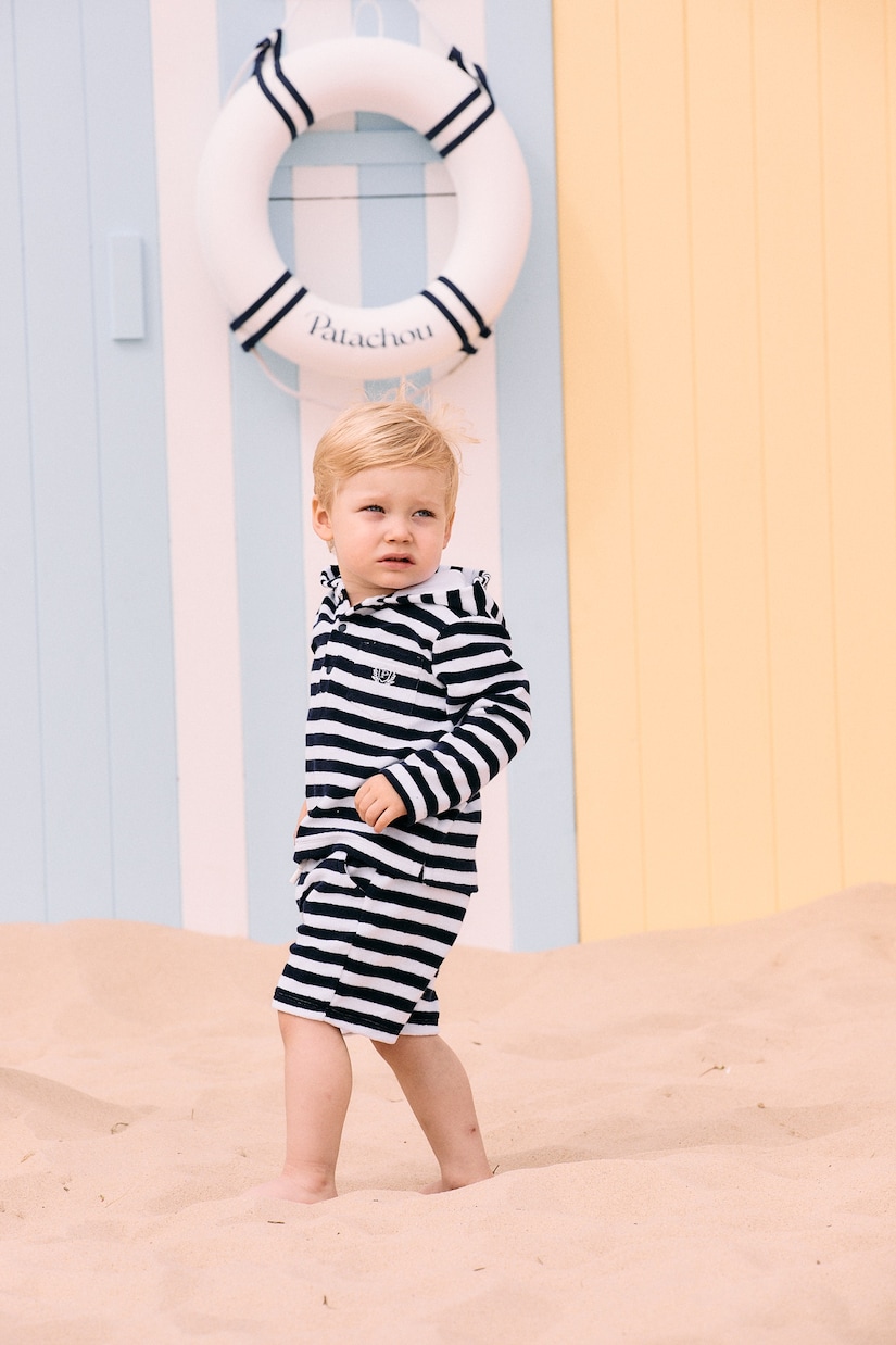 Cotton-blend terry hoodie and shorts set | Patachou