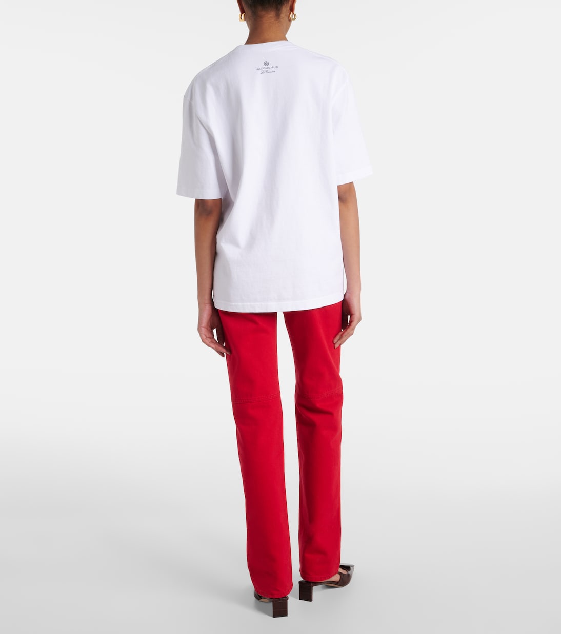 Camiseta Marino de algodón estampada | Jacquemus