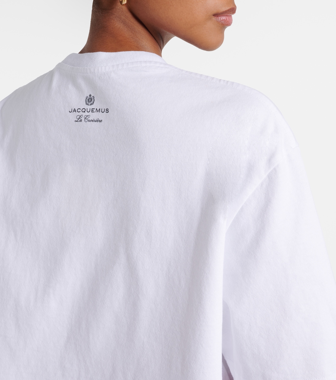 Camiseta Marino de algodón estampada | Jacquemus