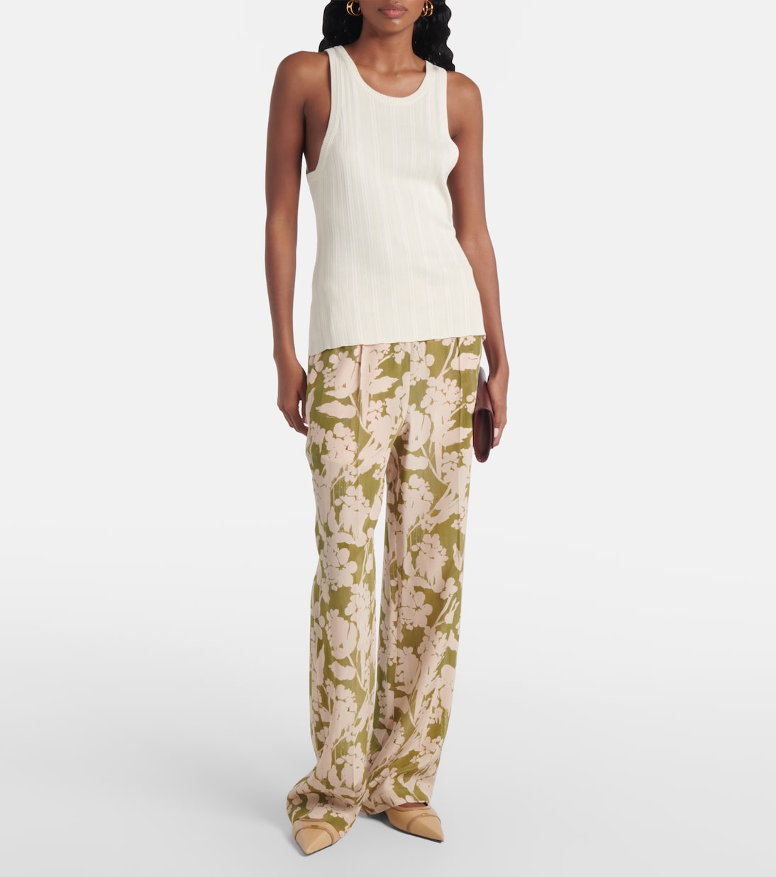 Pyjamahose aus Seide | Victoria Beckham
