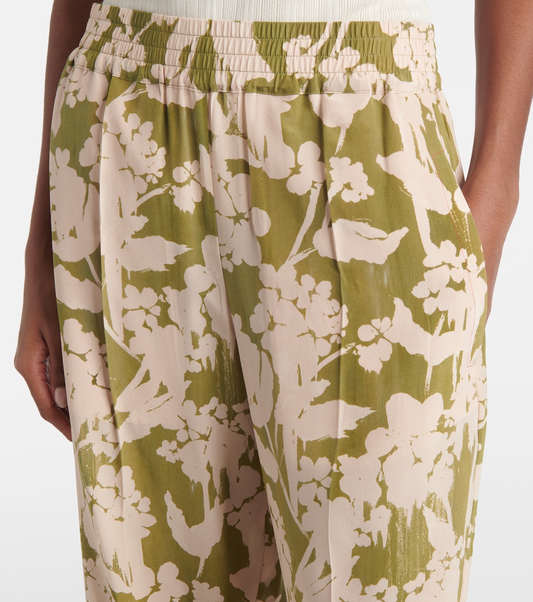 Pyjamahose aus Seide | Victoria Beckham