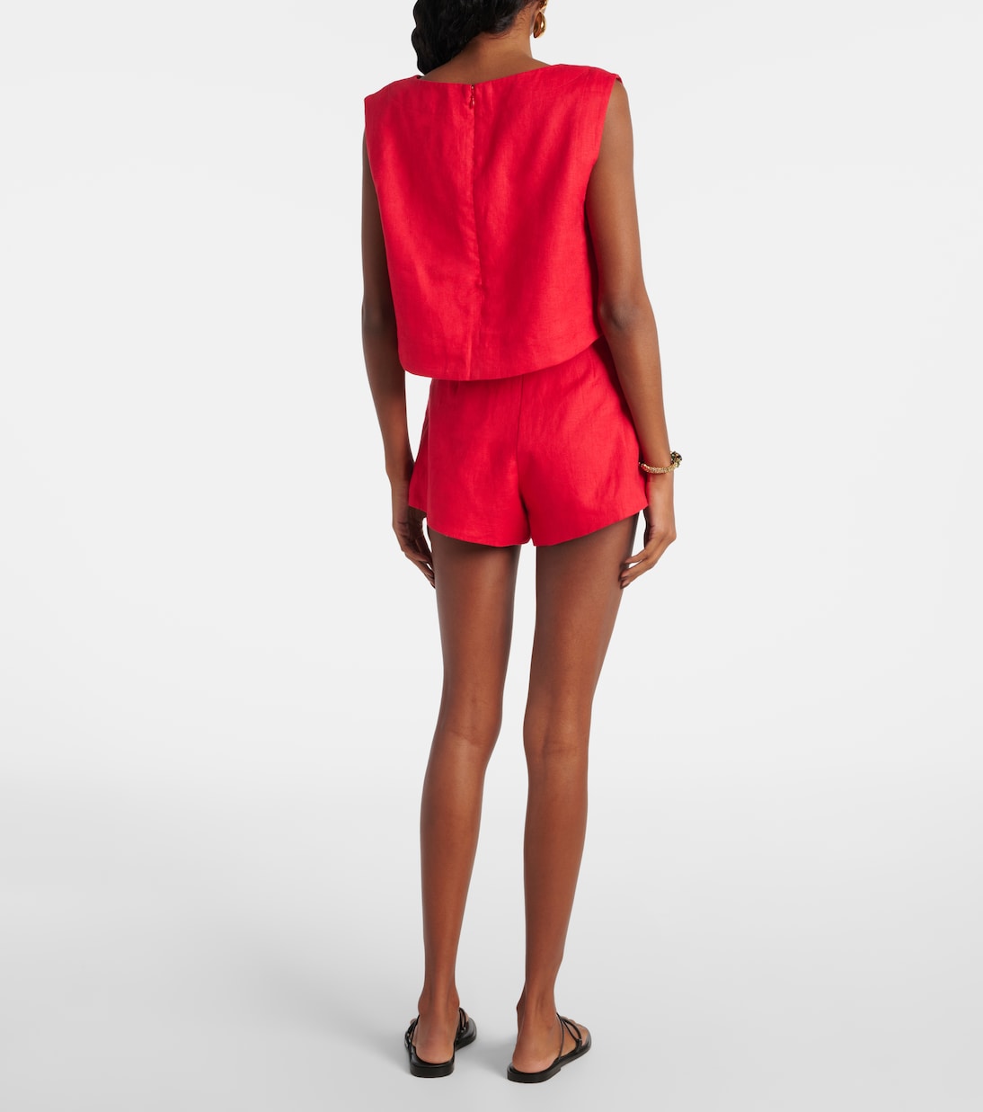 Martina linen crop top | Posse