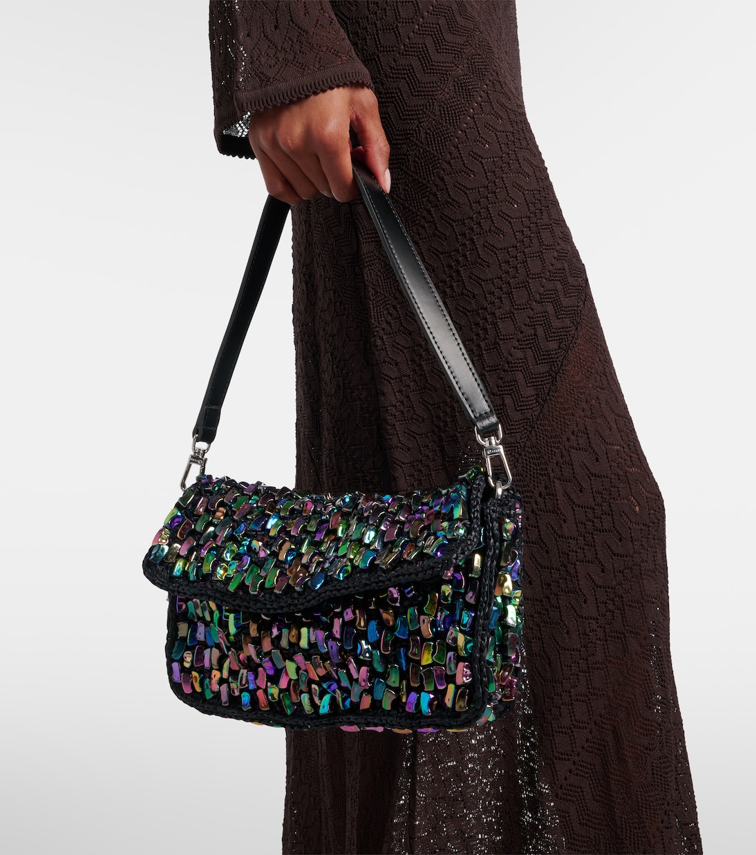 Verzierte Schultertasche Timmy | Staud