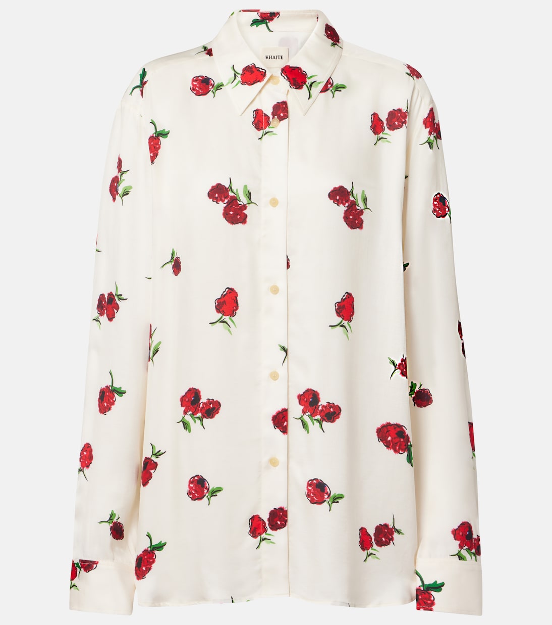 Camicia Argo in twill con stampa | Khaite