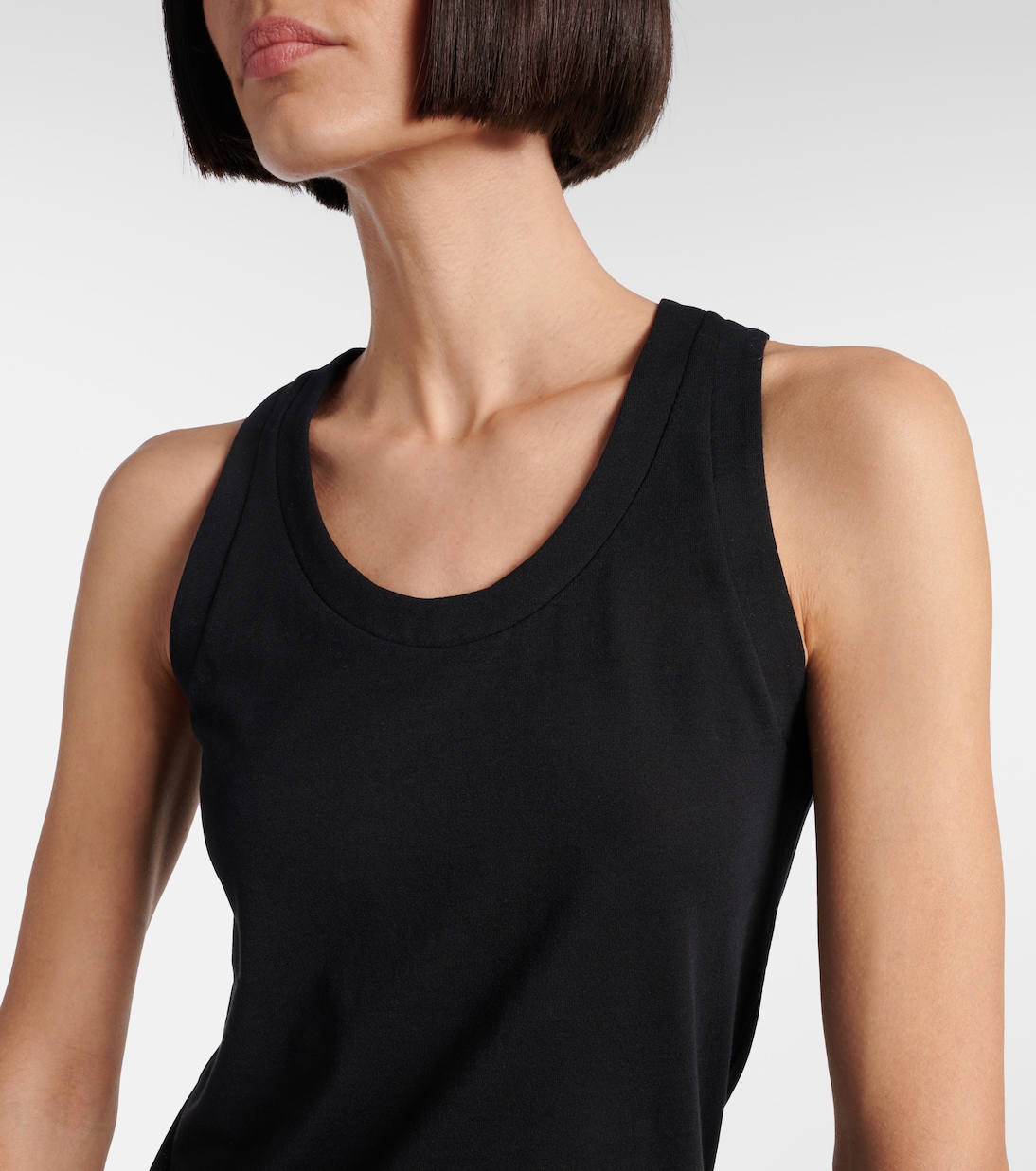 Isha cotton-blend jersey tank top | Khaite