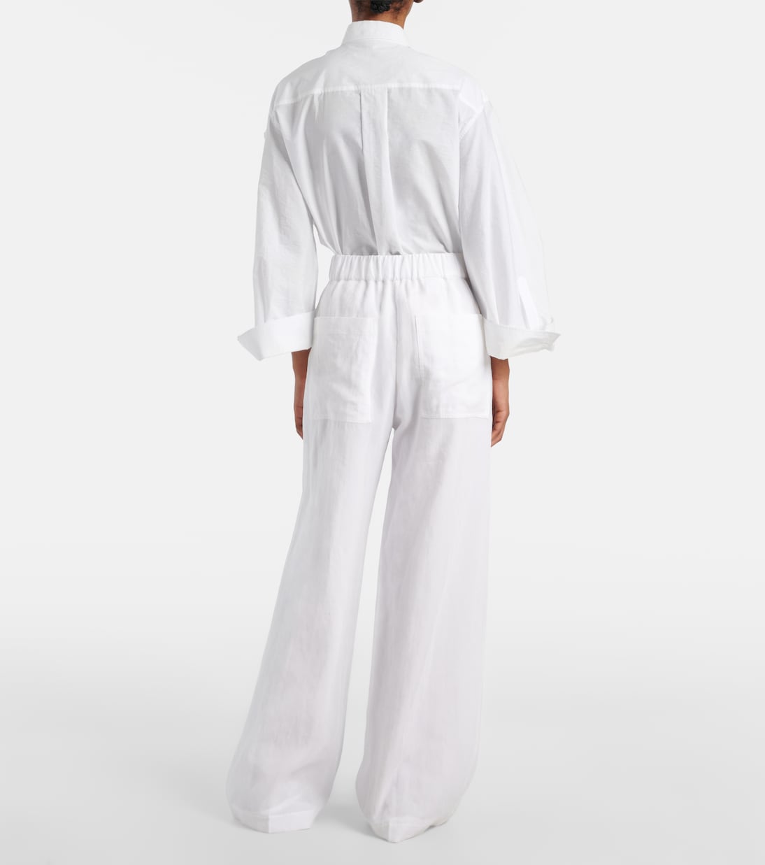 Cotton wide-leg pants | Brunello Cucinelli