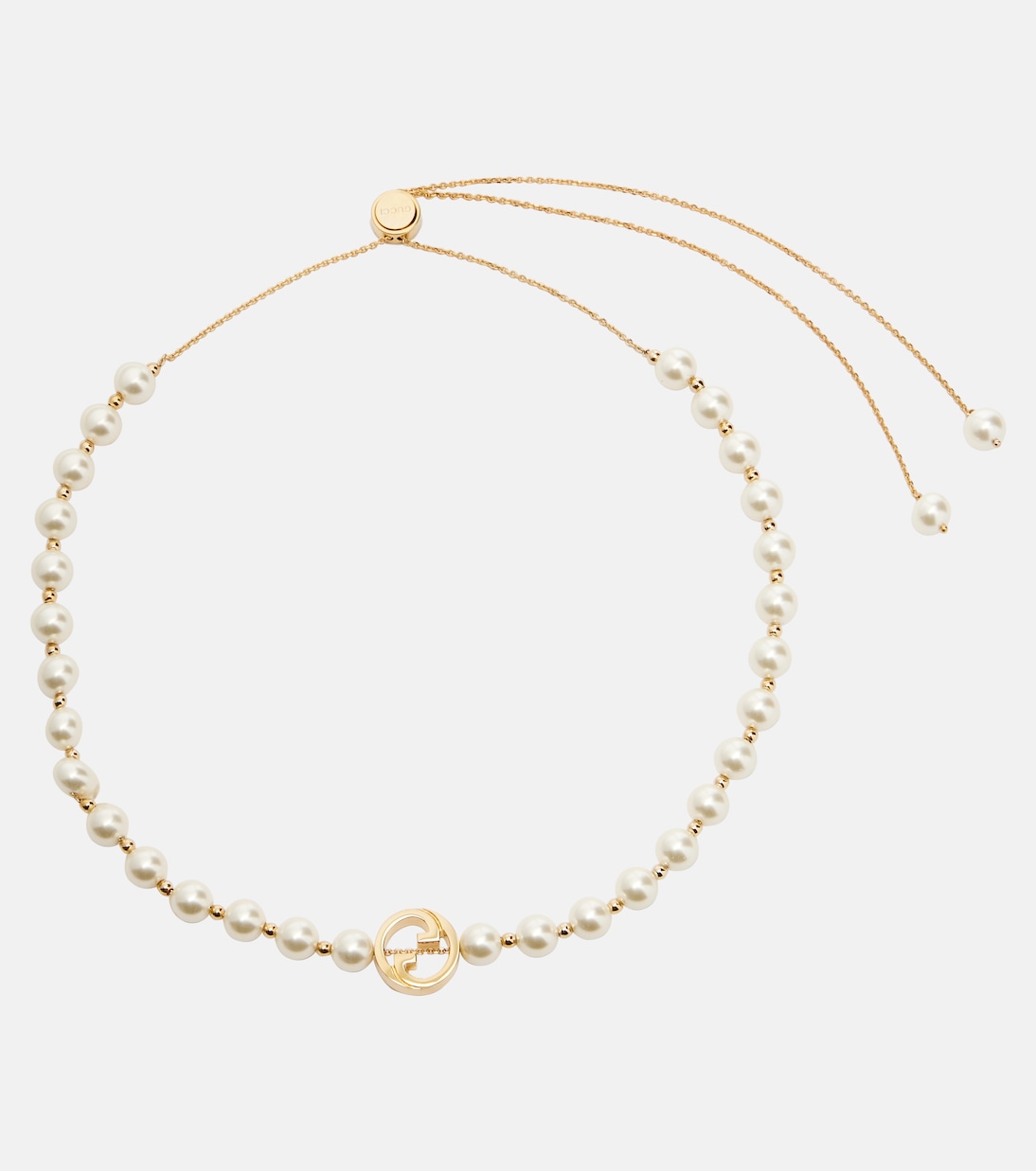 Halskette Interlocking G aus Zierperlen | Gucci
