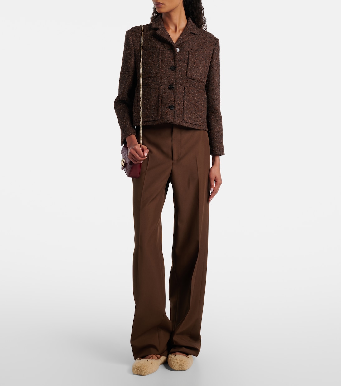 Ballerine Gucci Horsebit in shearling | Gucci