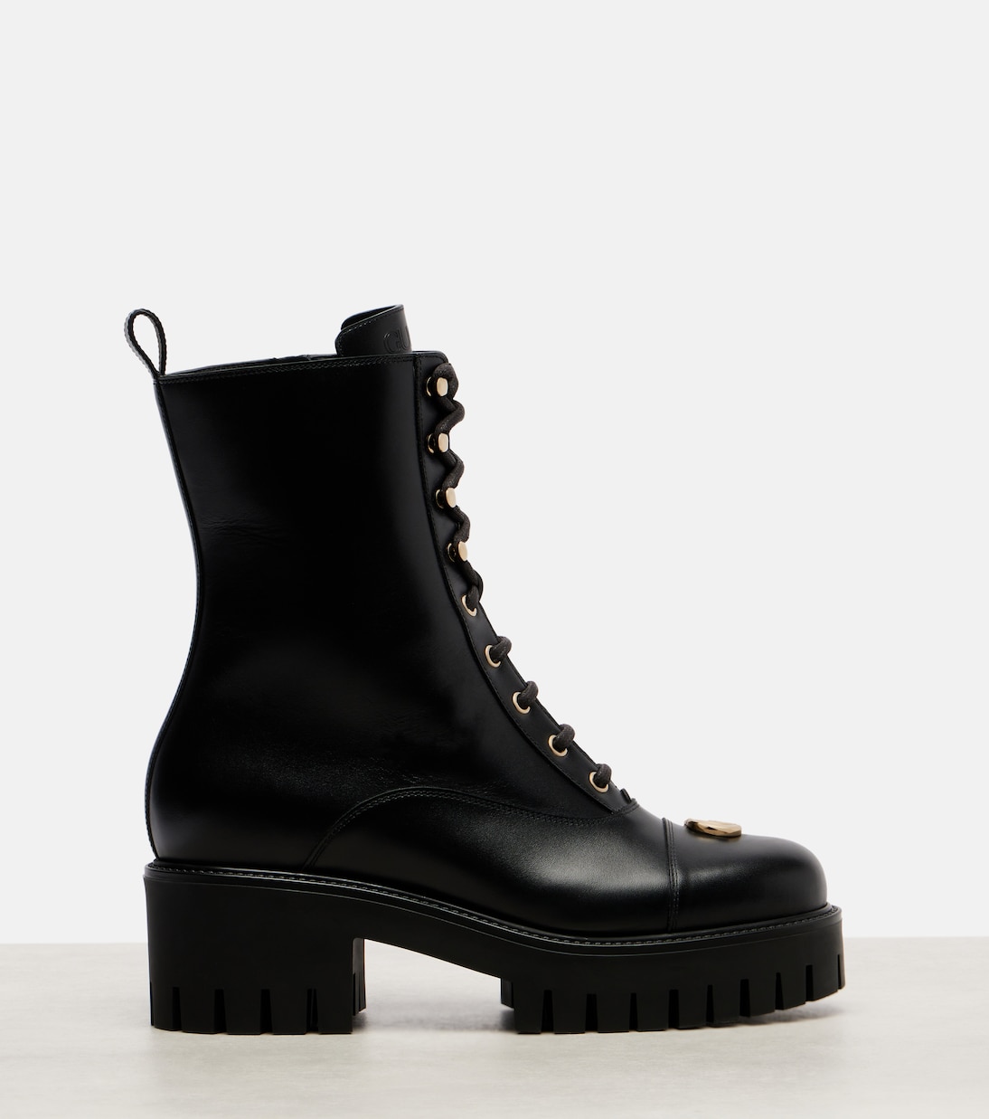 Schnürstiefel Double G aus Leder | Gucci
