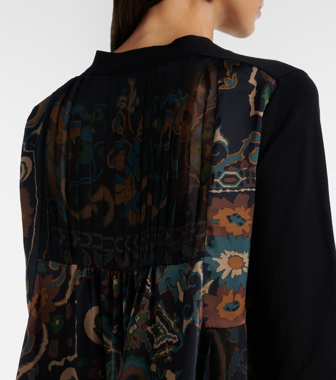 Cotton tulle cardigan | Sacai